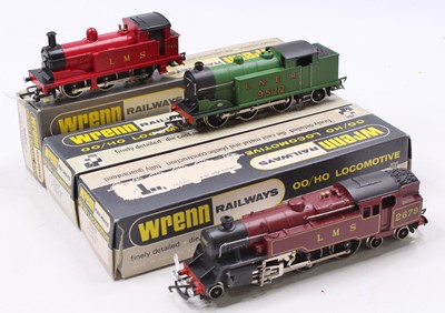 Lot 459 - Three Wrenn 2-rail tank locos: W2219 2-6-4 LMS...