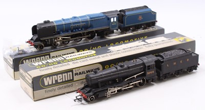 Lot 466 - Two Wrenn 2-rail locos & tenders: W2229 4-6-2...