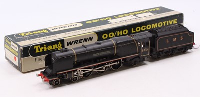 Lot 446 - W2227 Wrenn 2-rail 4-6-2 loco & tender LMS...