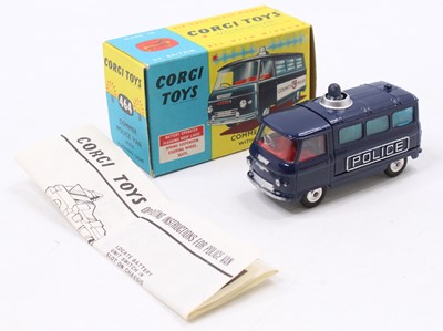 Lot 1206 - A Corgi Toys No. 464, Police Van, comprising...