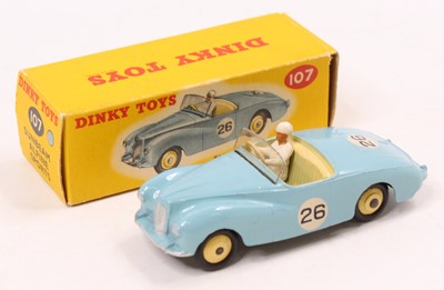 Lot 1272 - Dinky Toys, 107 Sunbeam Alpine Sports, pale...