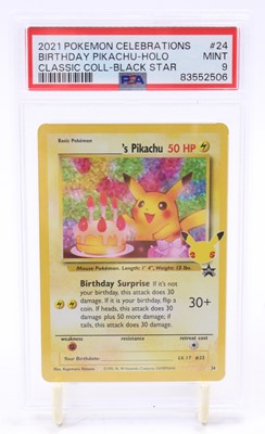 Lot 1860 - A PSA Graded 2021 Pokemon Celebrations...