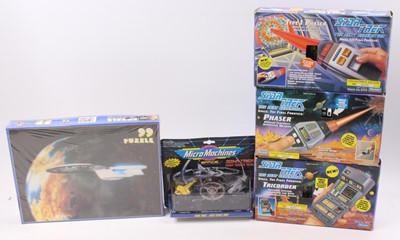 Lot 889 - Five Star Trek related interactive playsets...