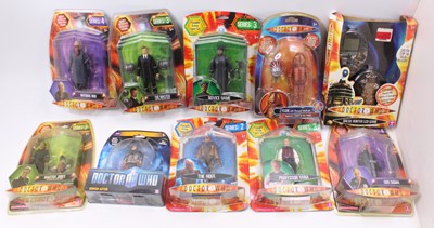 Lot 897 - Ten Doctor Who related action figures etc by...