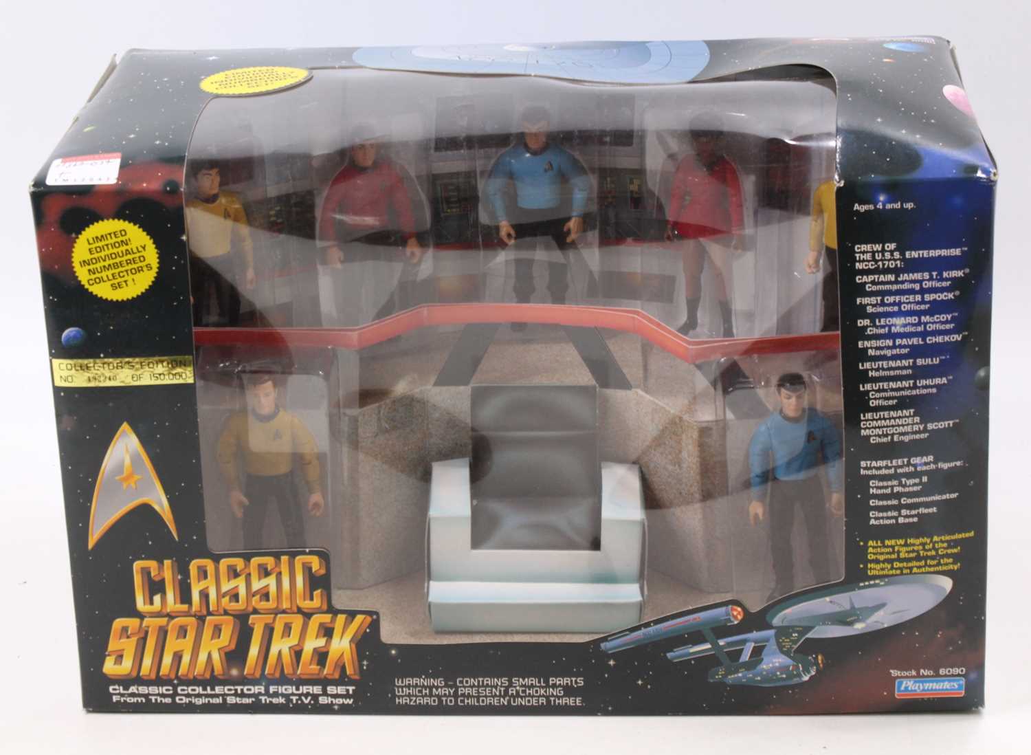 Lot 883 A Classic Star Trek collector figure set