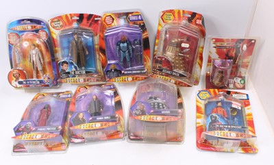 Lot 900 - Nine Doctor Who related action figures and...