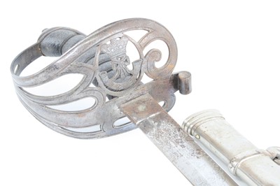 Lot 3218 - A British 1827 pattern Rifle Officer's sword,...