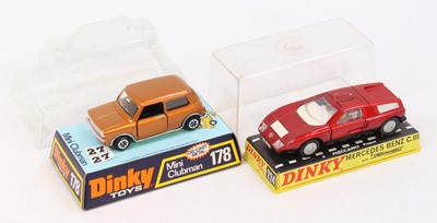 Lot 1460 - A Dinky Toys group of two No. 178 Mini Clubman...