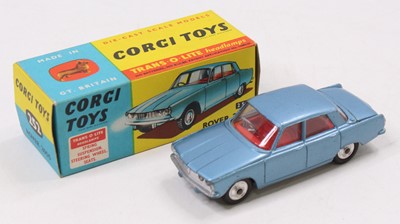 Lot 1191 - Corgi Toys No. 252 Rover 2000 comprising of a...