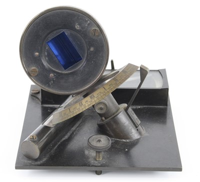 Lot 2352 - A mid-19th century dipleidoscope, the circular...