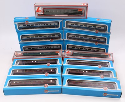 Lot 479 - Twelve Airfix bogie coaches and a Lima 3-car...