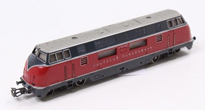 Lot 492 - 3021 Marklin diesel loco V200, 3-rail, red and...