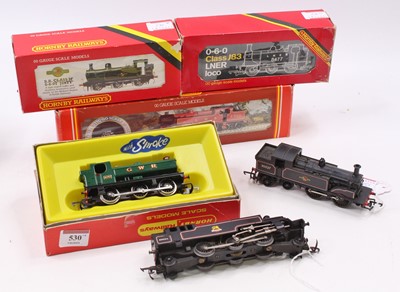 Lot 530 - Six Hornby/Triang tank locos: R051 GWR Pannier...