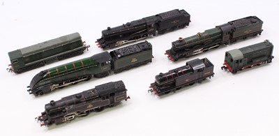 Lot 536 - Seven Hornby-Dublo 3-rail locos, all unboxed...