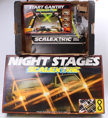 Lot 1835 - A Scalextric Night Stages slot racing set...