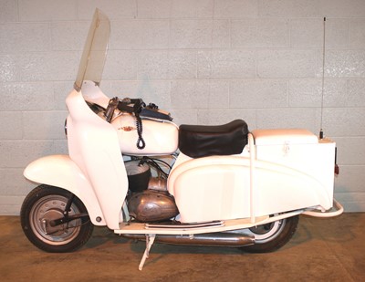 Lot 205 - A 250cc Police motorcycle DMW, Villiers 2T...