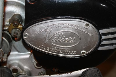 Lot 199 - A 1963 Cotton 197cc motorcycle, Name Tab...