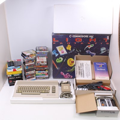 Lot 1893 - A Commodore 64C Light Fantastic Console,...