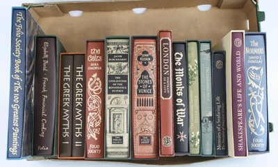 Lot 92 - Folio Society, a collection of volumes housed...