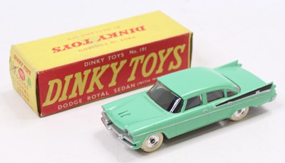 Lot 1277 - A Dinky Toys No. 191 Dodge Royal Sedan,...