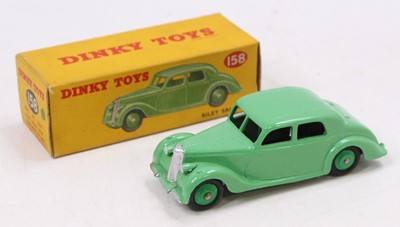 Lot 1276 - A Dinky Toys No. 158 Riley saloon, comprising...