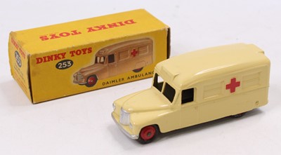 Lot 1348 - A DinkyToys No. 253 Daimler Ambulance,...