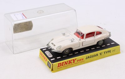 Lot 1287 - A Dinky Toys No. 131 Jaguar E-type comprising...