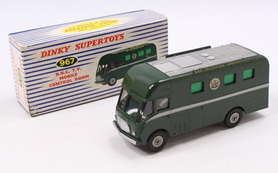 Lot 1327 - A Dinky Supertoys No. 967 BBC TV Mobile...