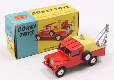 Lot 1137 - A Corgi Toys No. 417 Landrover Breakdown Truck,...