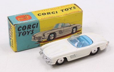 Lot 1135 - A Corgi Toys No. 303 Mercedes Benz 300SL Open...