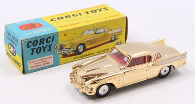 Lot 1166 - A Corgi Toys No. 211S Studebaker Golden Hawk...