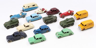 Lot 1447 - A Dinky Toys group of 16, to include No. 157...