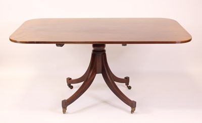 Lot 1310 - A Regency mahogany pedestal breakfast table,...