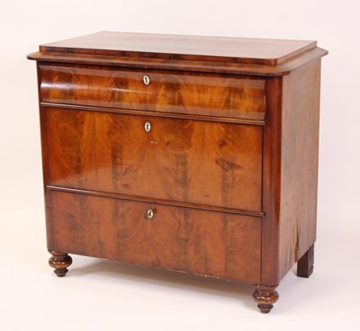 Lot 2459 - A mid-19th century continental mahogany...