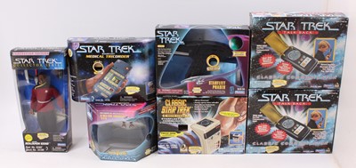 Lot 884 - A collection of Playmates boxed Star Trek...