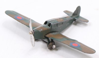 Lot 1360 - Dinky toys 66c loose two seater fighter in...