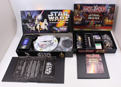 Lot 880A - Star Wars Interactive Video Board Game...