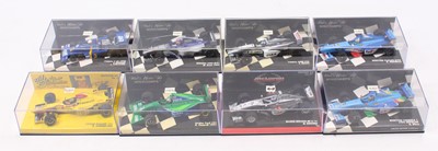 Lot 668 - Eight Minichamps 1/43 scale models to include...