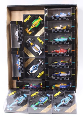 Lot 667 - 16 Formula F1 diecast by Onyx to include No....