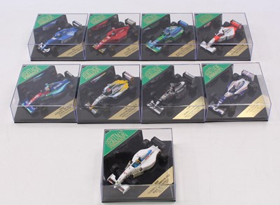 Lot 672 - Nine F1 diecast models by Heritage to include...