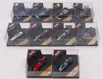 Lot 669 - Formula F1 diecast models by Quartzo to...