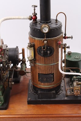 Lot 28 - A very well engineered gas powered live steam...