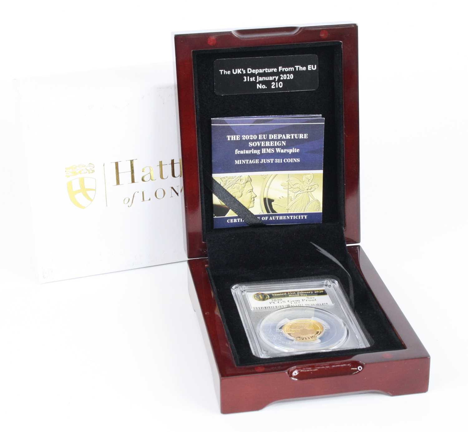 Lot 3071 - Tristan Da Cunha, 2020 EU Departure gold proof...