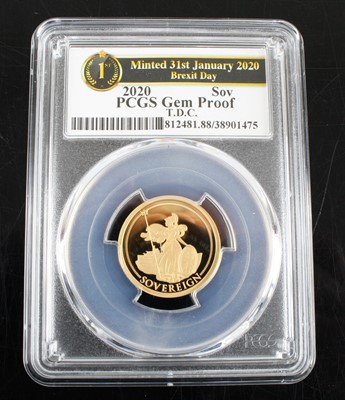 Lot 3071 - Tristan Da Cunha, 2020 EU Departure gold proof...