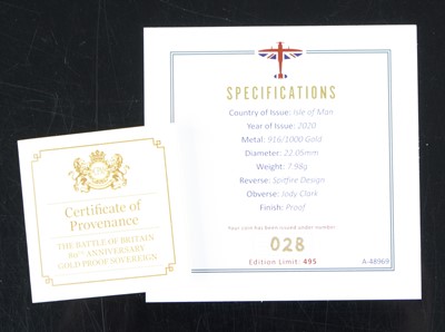 Lot 3075 - Isle of Man, The Battle of Britain 80th...