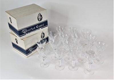 Lot 2135 - A set of sixteen Waterford crystal Sheila...