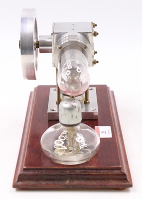 Lot 21 - A scratch-built Sterling Cycle Hot Air engine...