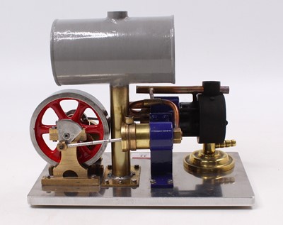 Lot 22 - A scratch built from brass, copper and...
