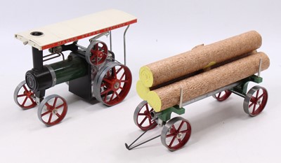 Lot 27 - A Mamod TE1A steam tractor, of usual...