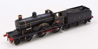 Lot 594 - Great Eastern Railway loco & tender, kit built...